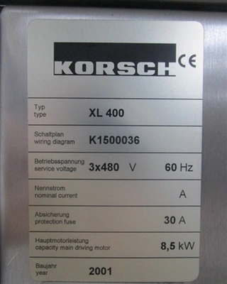 Used KORSCH _UNKNOWN_ Tablet Presses Connecticut US | DMC Industries #1281636