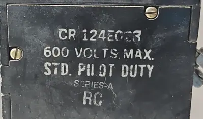 GE CR124E028 SIZE 3 OVERLOAD 600V. Loc4B40