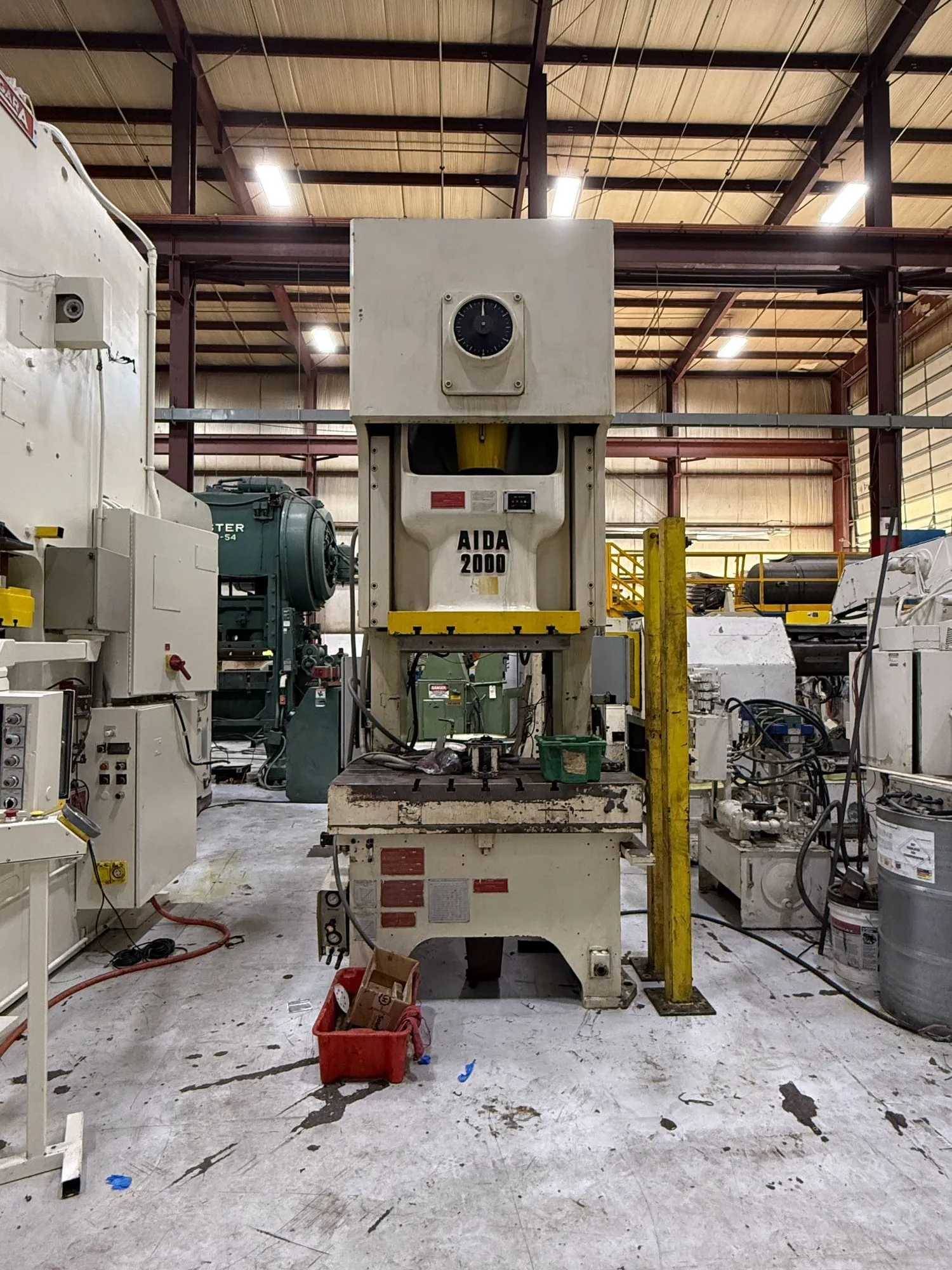 Aida 220 US Ton NC1-2000(1) Model Gap Frame Mechanical Press