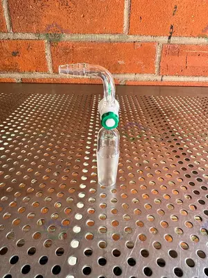 Used CHEMGLASS FLOW CONTROL ADAPTER, 90 DEGREE, 24/40 INNER JOINT, W/ PTFE STOPCOCK Glassware - Other California US | Equipment Lab #1411869