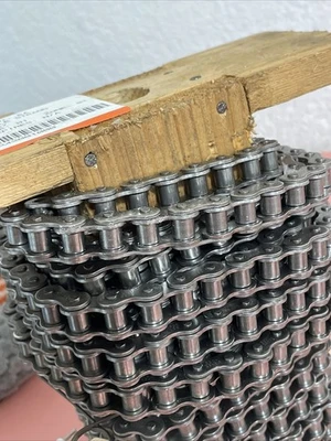 #40 Roller Chain Single Strand Part # 40-757 Feet??? Fast Shipping +Wareanty