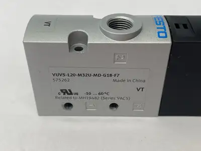 Used Festo Spring Return Solenoid Valve 3/2-Way Open, 575262 Solenoid Valves Michigan US | Maverick Industrial Sales #1398283