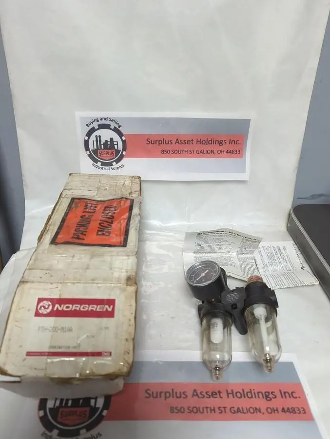 New | in-Stock NORGREN PTH-200-M1AA Parts (Hydraulics and Pneumatics) Ohio US | Surplus Asset Holdings #1403229