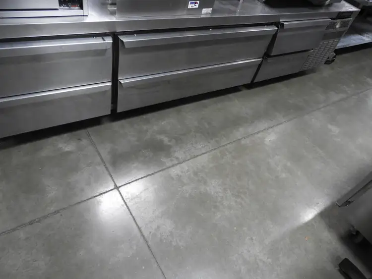 Used Continental Used Continental D108GN 108"x35"x26" 6 Drawer Commercial Chef Base As Is Chef Bases Illinois US | Falcon Restaurant Supply #1376446