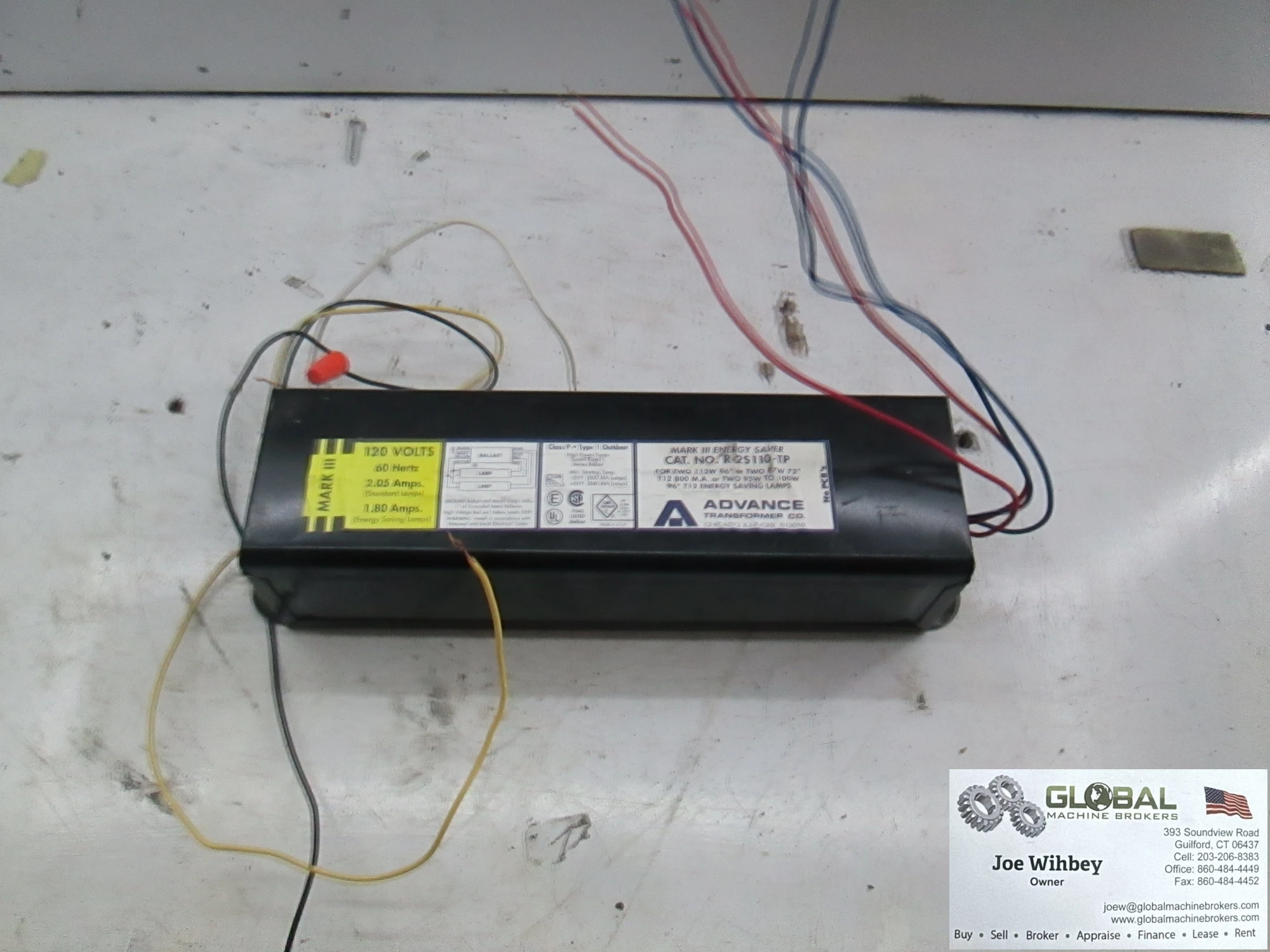 Advance R-2S110-TP MKIII Energy Saver Ballast 120 VAC Lighting