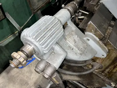 15" X 32" MANNAIONI MAN-AU-CYCLE THREADING LATHE, 4" HOLE: STOCK #16992