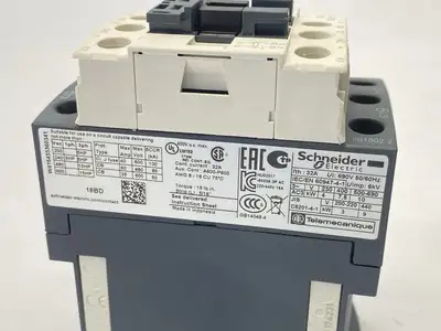 Used Schneider Electric LC1D18BD PLC Contactors Michigan US | Maverick Industrial Sales #1401997