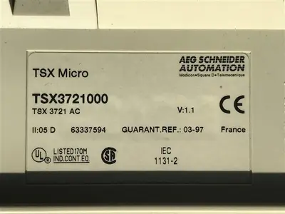 USED TELEMECANIQUE MODICON TSX 3721000