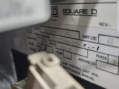 USED SQUARE D MODEL 6