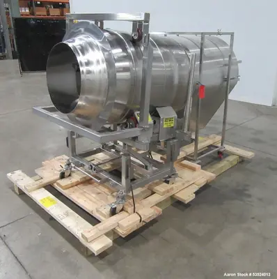 Industrial Stainless Steel Seasoning Tumbler for Snacks & Food Processing