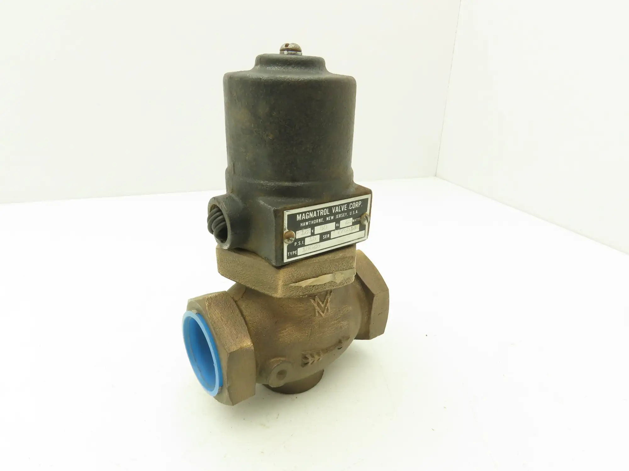 Magnatrol 18G26 Bronze Solenoid Valve 1-1/2"NPT 120V Full Port Normally Closed