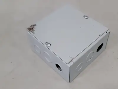 6"x6"x3" Screw Cover Junction Pull Box, 12 Knockouts