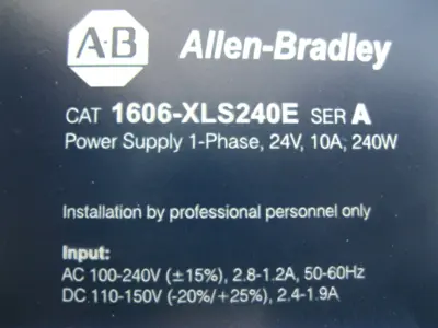 Allen-Bradley 1606-XLS240E Series A Power Supply E17