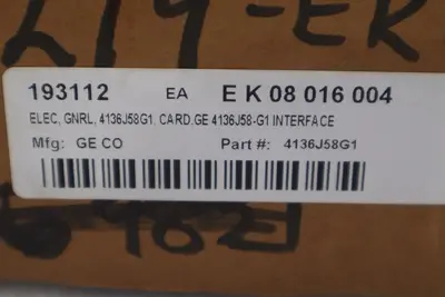 NEW GENERAL ELECTRIC 4136J58-G1 INTERFACE BOARD STOCK G524