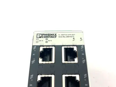 USED PHOENIX CONTACT INDUSTRIAL ETHERNET SWITCH FL SWITCH SFN 8GT