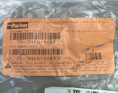 NEW Parker 71-3N16-16EFV