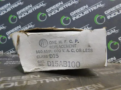 ITE Gould Shawmut D15AB100 HFCO Amptrap Fuse Class D15 600VAC New
