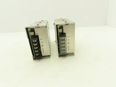 Omron S8JX-N10024CD Power Supply In 100-240VAC Out 24VDC 4.5A DIN Rail Lot of 2