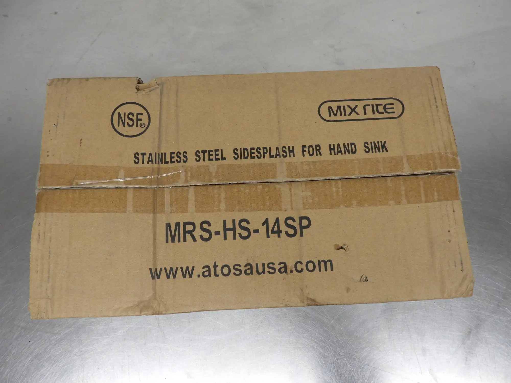 New | in-Stock Atosa New Atosa MRS-HS-14SP Commercial 14" Hand Sink Side Splash Guards Pair Food, Restaurant, & Bakery Parts & Accessories Illinois US | Falcon Restaurant Supply #1376493