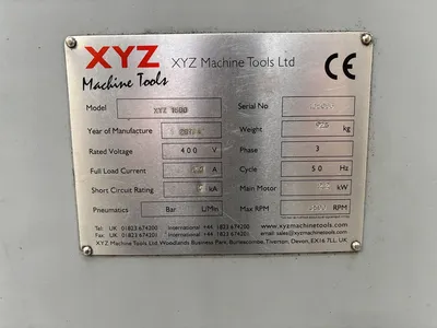 2017 XYZ 1500 Vertical Mills | Charter Auctions (10)