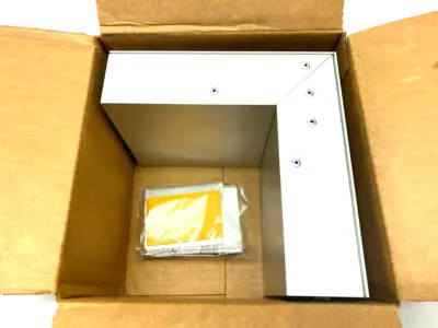 New | in-Stock Hubbell Metal Raceway External Elbow Fitting 2-Channel Aluminum Electrical Fittings Michigan US | Maverick Industrial Sales #1398053