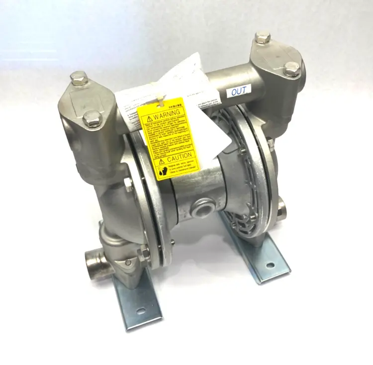 Used YAMADA STAINLESS STEEL AIR POWERED DOUBLE DIAPHRAGM PUMP 1" IN/OUT Pumps | Maverick Industrial Sales #1105871