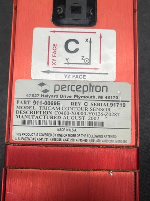 Used 2002 PERCEPTRON 911-0069E Rev C Sensors Michigan US | iGAM Industrial Marketplace #1277872