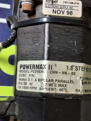 POWERMAX II P22NSHS-LNN-NS-02 STEP MOTOR
