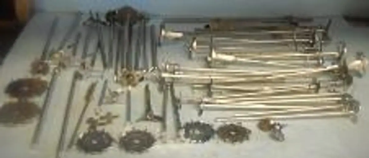 QTY. 42. MIXING RODS 6 COWELS HI-SHEAR IMPELLERS...