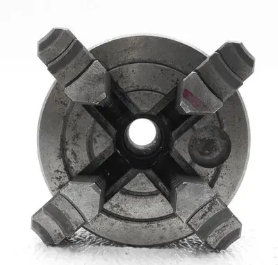 3 IN - 4 JAW LATHE CHUCK W/ 5C COLLET MOUNT