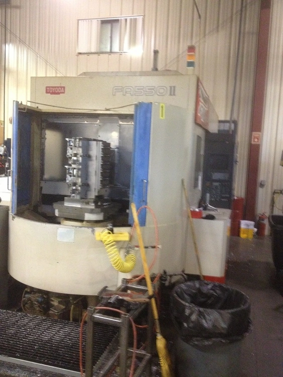 Used 1998 TOYODA FA550II Horizontal Machining Centers Vermont US | Two Spade Machinery LLC #506752