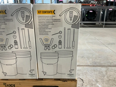 Used LOT OF (7) BREWMASTER 5 GALLON HOMEBREW STARTER KITS Brewing Equipment Michigan US | Miedema Asset Management Group #1580078