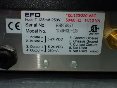 USED EFD 1500XL15