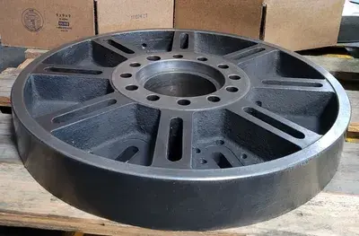 FACE PLATE FOR LATHE, 19-5/8" DIAMETER, A2-8 MOUNT
