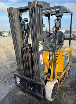 Used 2015 CATERPILLAR EC25N2 4-Wheel Sit down Electric Counterbalance Forklifts Florida US | Forklift Exchange #1274665
