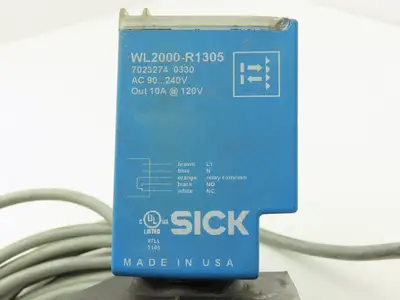Sick WL2000-R1305 Photoelectric Proximity Sensor 15M Range 10-30VDC