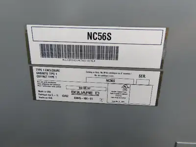 Square D NF442L2C NF Panelboard Breaker Box 200A 600Y/347V 3PH 4W 42 Circuit