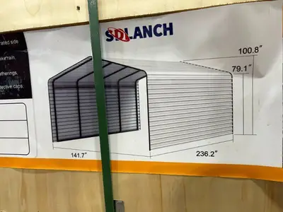 SDLANCH High End Carport 12 x 20 (SDLC1220)