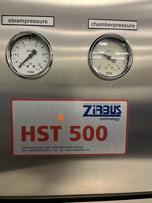 25L Zirbus Rotary Autoclave HST 500 for Efficient Sterilization