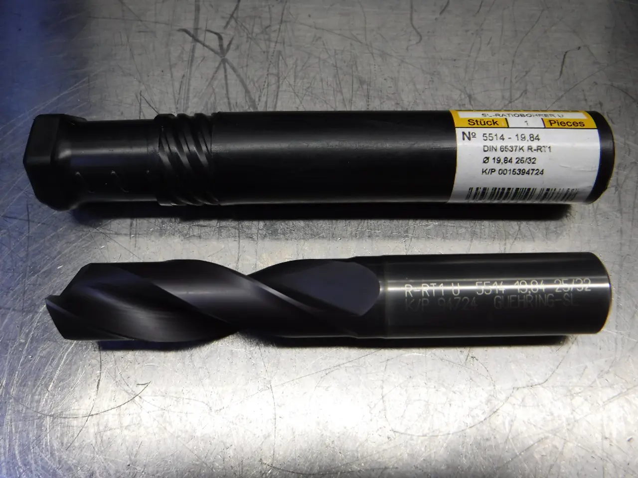 Guhring 25/32" Carbide Drill 20mm Shank 5514-19.84 (LOC1383B)