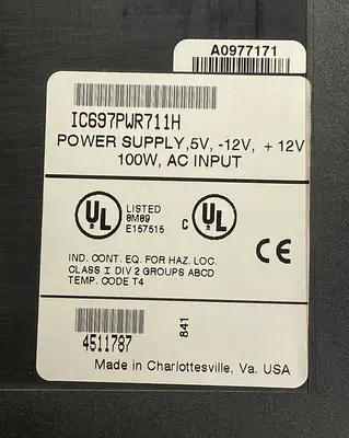 USED GE FANUC IC697PWR711