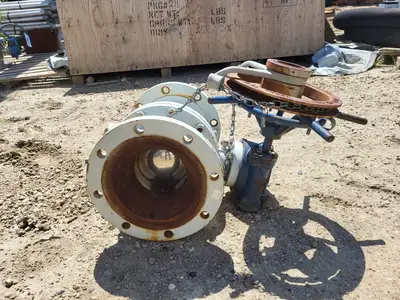 8" Class 150 Ball Valve w/ Gear Operator