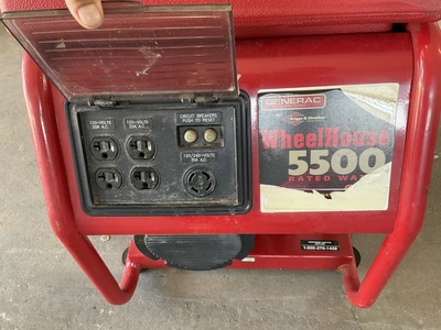 Used GENERAC WHEELHOUSE 5500 GENERATOR Portable Generators Michigan US | Miedema Asset Management Group #1339078