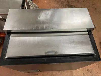 New | in-Stock Perlick Used Perlick FR36 36" Underbar Glass Froster with Sliding Door 120V Undercounter Freezers Illinois US | Falcon Restaurant Supply #1376241