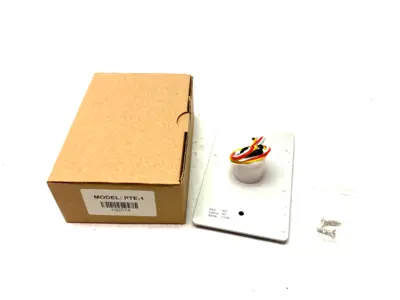 USED ZKTECO PUSH TO EXIT BUTTON/SWITCH SOFT TOUCH, RED NO/NC/COM