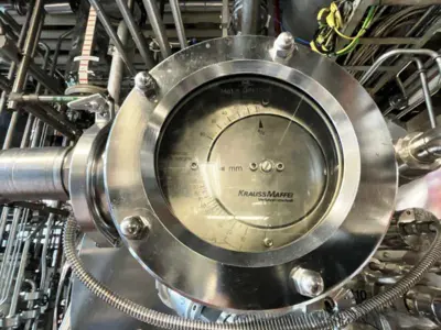 Krauss-Maffei HZ 800 Ph CIP peeler centrifuge, 316SS.