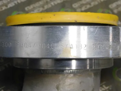 3" APP Flanged Stainless Steel 90° Elbow 40s A403 WP-W 316/316L DUUK #364 Used