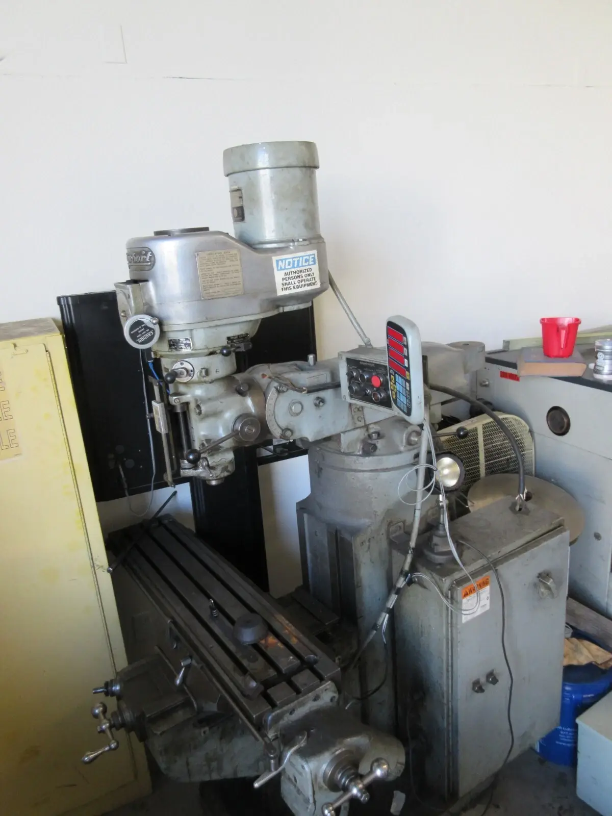 Bridgeport Textron vertical mill frame 145TY-4