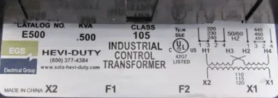 NEW EGS E500W TRANSFORMER