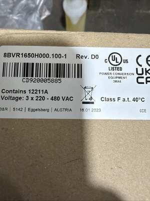 NEW B&R Automation 8BVR1650H000.100-1